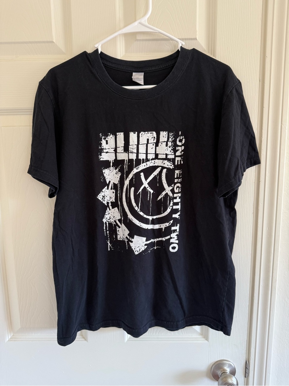Blink-182 Black Graphic Band Tee - White Logo